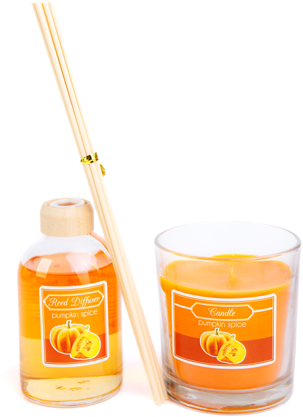 VOG & ARTHS Illatgyertya és illatosító szett, sütőtök, 120 g + 100 ml (58800C)