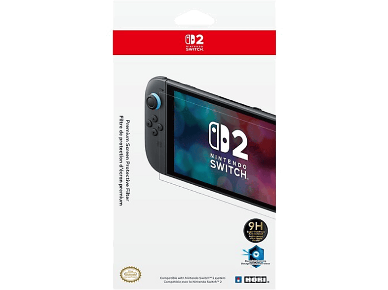 Hori NSX-059E Premium 9H Screen Protective Filter do Nintendo Switch 2