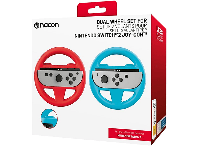 Nacon SWITCH2 Kierownice uchwyty do Joy-con czerwony/niebieski