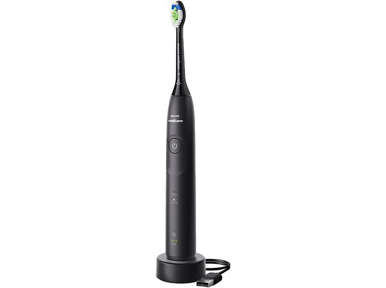 Cepillo eléctrico - Philips Sonicare 5500 HX7111/01, Tecnología sónica, Sensor de presión, Temporizadores intuitivos, Negro