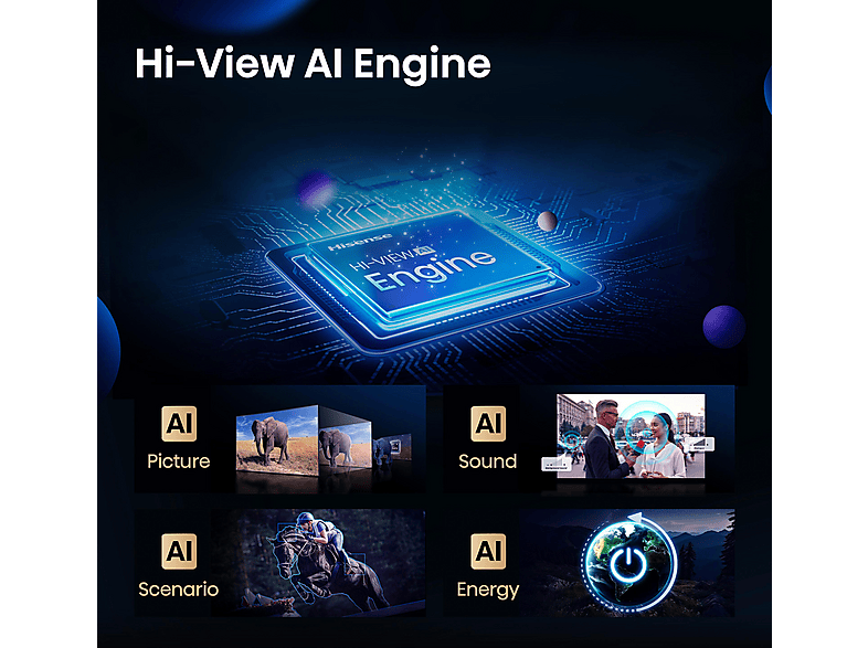 Thumbnail - HISENSE ULED 55U7Q Mini LED TV (Flat, 55 Zoll / 139 cm, UHD 4K, SMART TV)