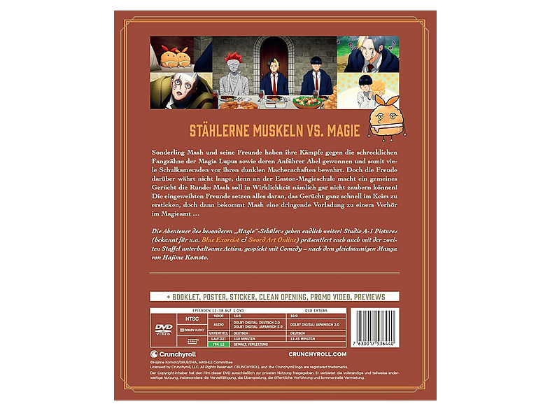 Mashle: Magic and Muscles - The Divine Visionary Candidate Exam Staffel 2 Part 1 DVD
