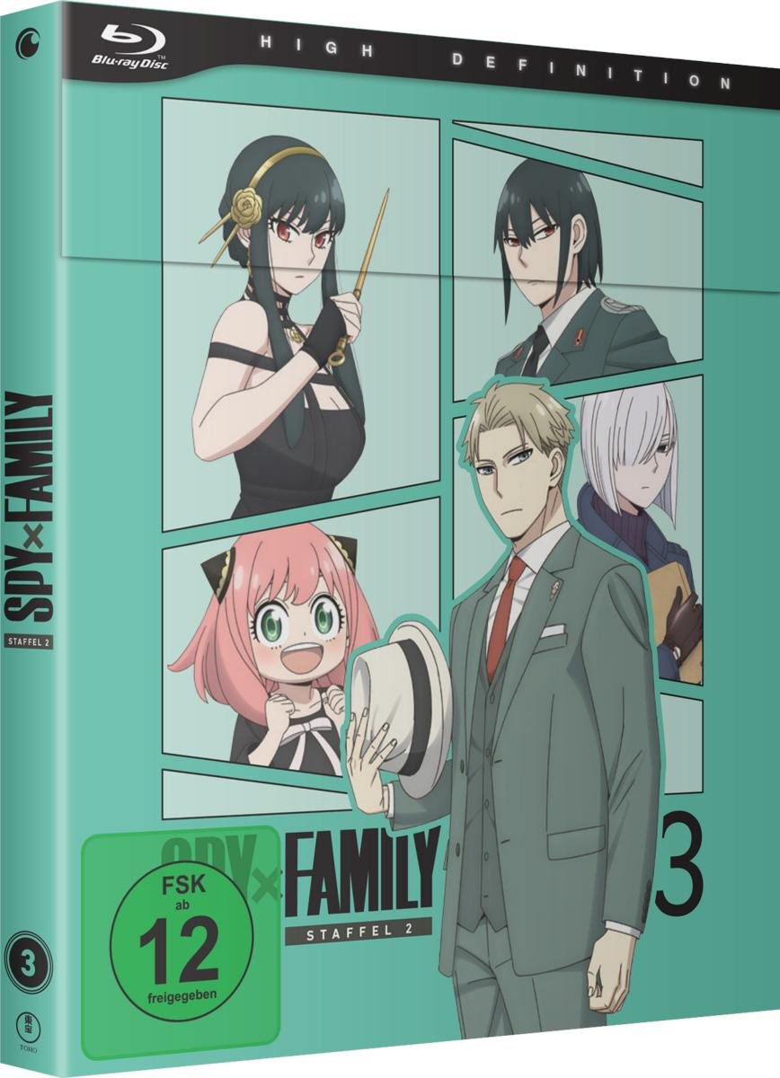 Anime Blu-ray-Cover. Charaktere umfassen eine Frau mit Waffe, einen Mann im Anzug, ein Mädchen mit rosa Haaren und einen Mann in Militäruniform.