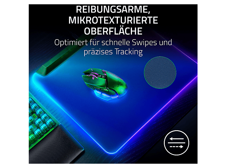 RAZER Firefly V2 Pro - RGB-hintergrundbeleuchtetes Gaming Mouse Pad; Gaming-Mauspad — Foto 5 von 5