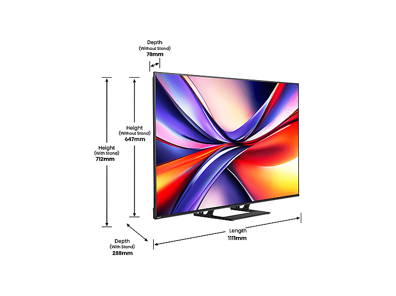 Thumbnail - HISENSE 50A7Q QLED TV (Flat, 50 Zoll / 126 cm, UHD 4K, SMART TV)