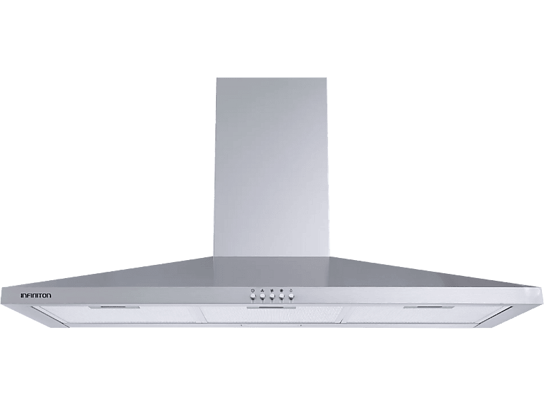 Infiniton CMPP-94XBJ, 3 Niveles de Potencia, 400 m³/h, 89.8 cm Ancho, Luz LED, Diseño Piramidal, Inox