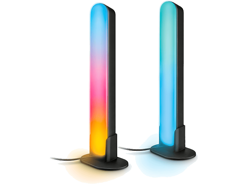 Luces LED - WiZ Gradient Light Bar, Wi-Fi, RGBIC, 2x Barras, Multicolor