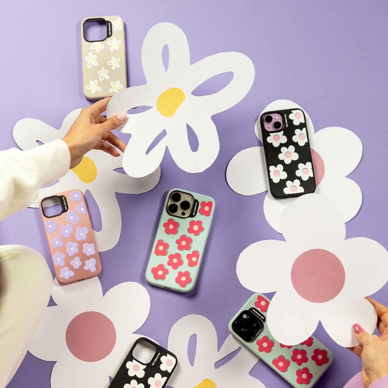 Cover-Discount Custodia morbida flessibile con stampa floreale