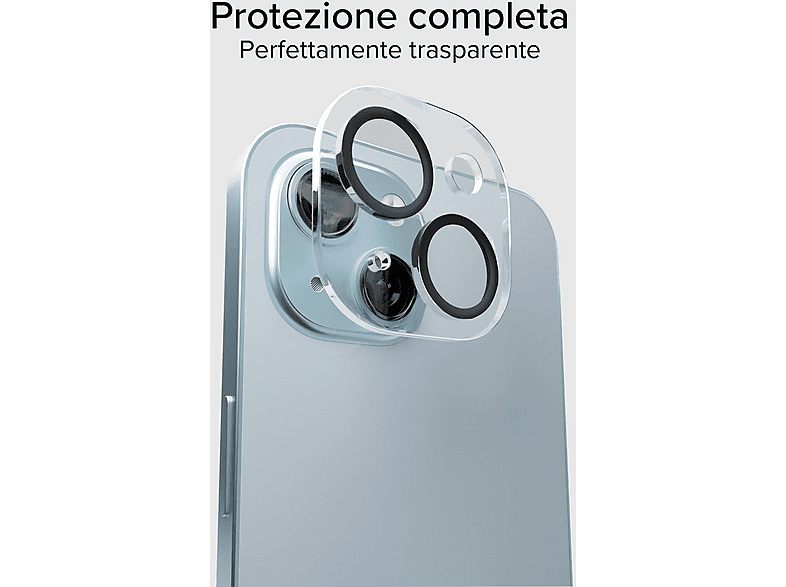 VETRO TEMPERATO PER FOTOCAMERE PHONIX Camera Lens Protection iPhone 15 confezione 2pz