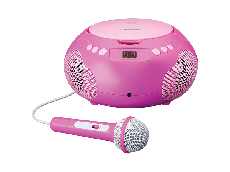 Lenco Scd-625pk Boombox Roze