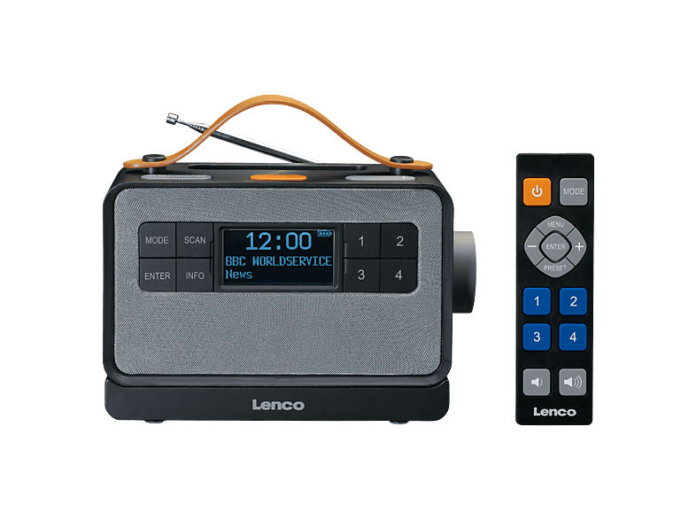 Lenco DAB+/FM Radio PDR-065BK