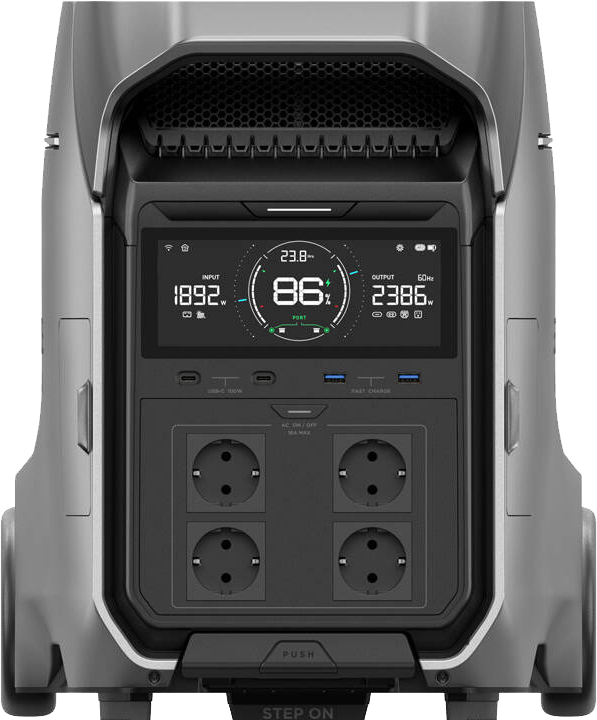 ECOFLOW DELTA Pro 3 hordozható erőmű, 4000Wh (EFDELTAPRO3-EU-CBox)