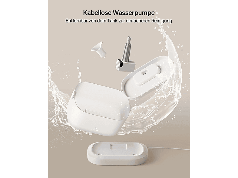 Petlibro Dockstream mit kabelloser Pumpe, Trinkbrunnen; Trinkbrunnen — Foto 2 von 5