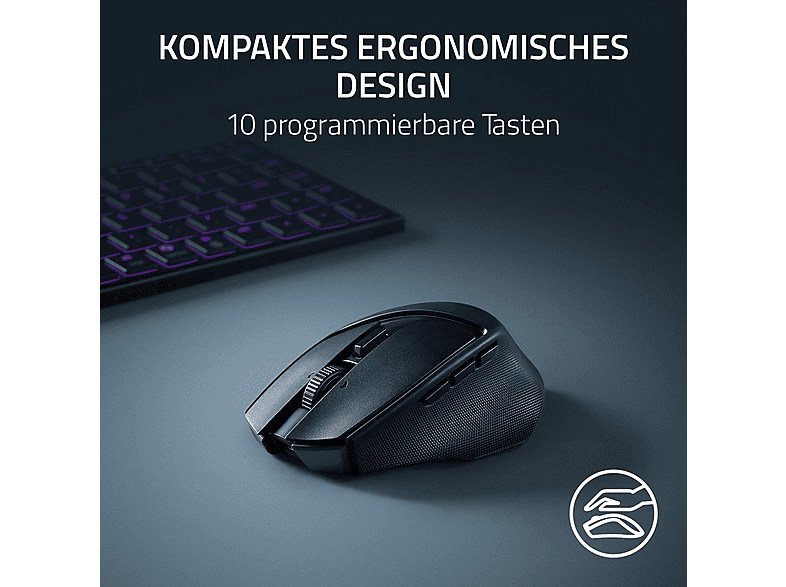 RAZER Basilisk Mobile Maus, Schwarz