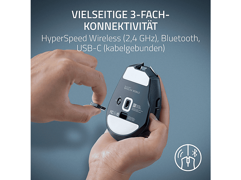 Thumbnail - RAZER Basilisk Mobile Maus, Schwarz