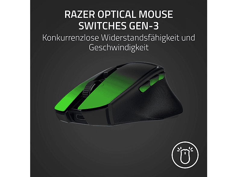 Thumbnail - RAZER Basilisk Mobile Maus, Schwarz