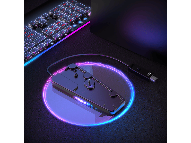 Thumbnail - ISY IC-6017, RGB Standfuß für PS5, Transparent