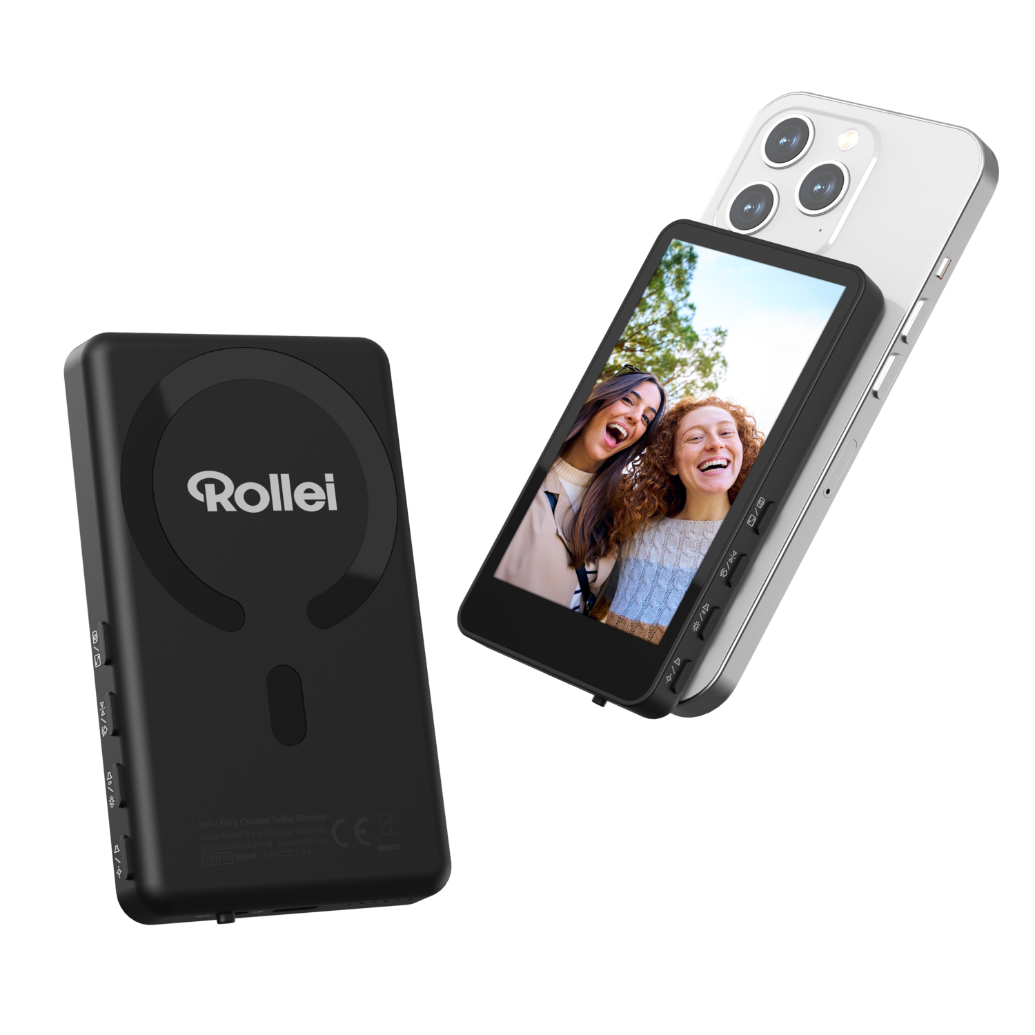 Pantalla de monitor selfie para iPhone/Android, pantalla