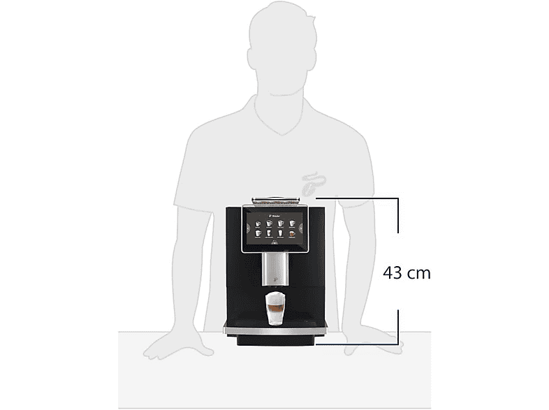 TCHIBO Office, B2B, Kaffeevollautomat Schwarz