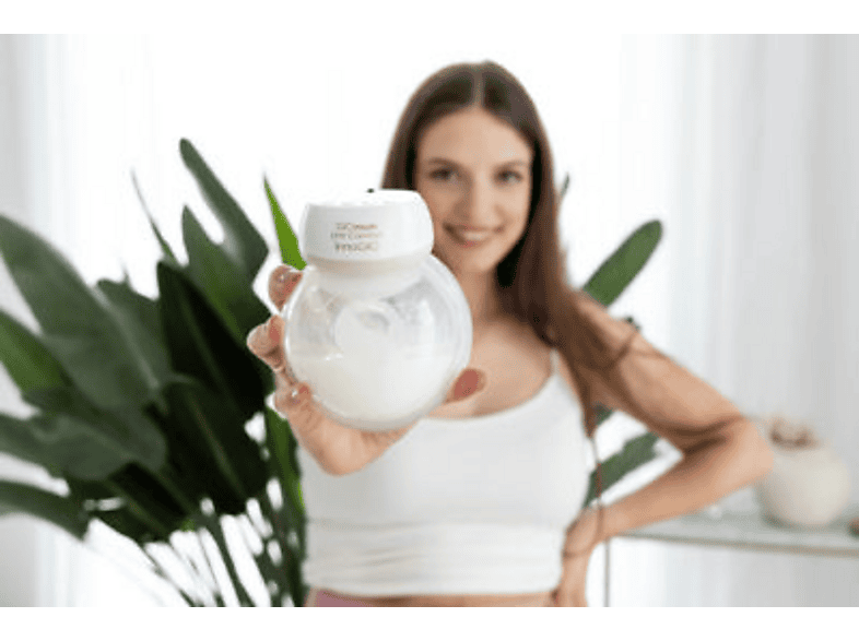 Muszlowy laktator elektryczny INNOGIO GIOmum Line Comfort GIO-357I Biało-przezroczysty – zdjęcie 3