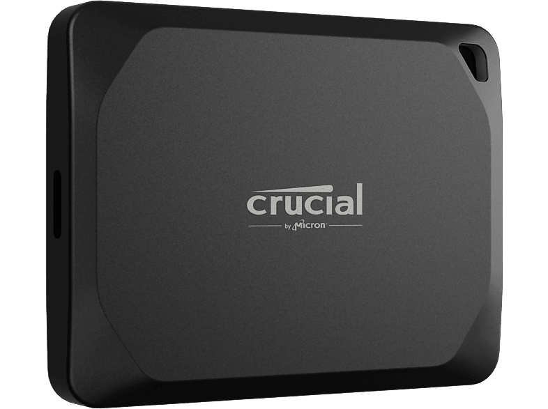 Disco duro SSD externo 2 TB - Crucial X10 Pro Portable SSD, Velocidad de lectura y escritura hasta 2100 MB/s, IP55, Negro
