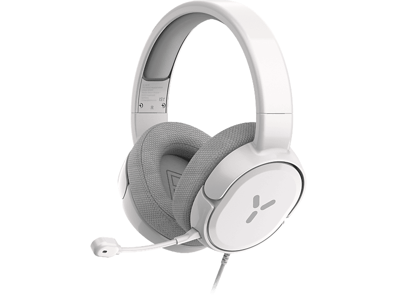 ISY IC-6018 Kabelgebundenes Headset für PS5, Weiß
