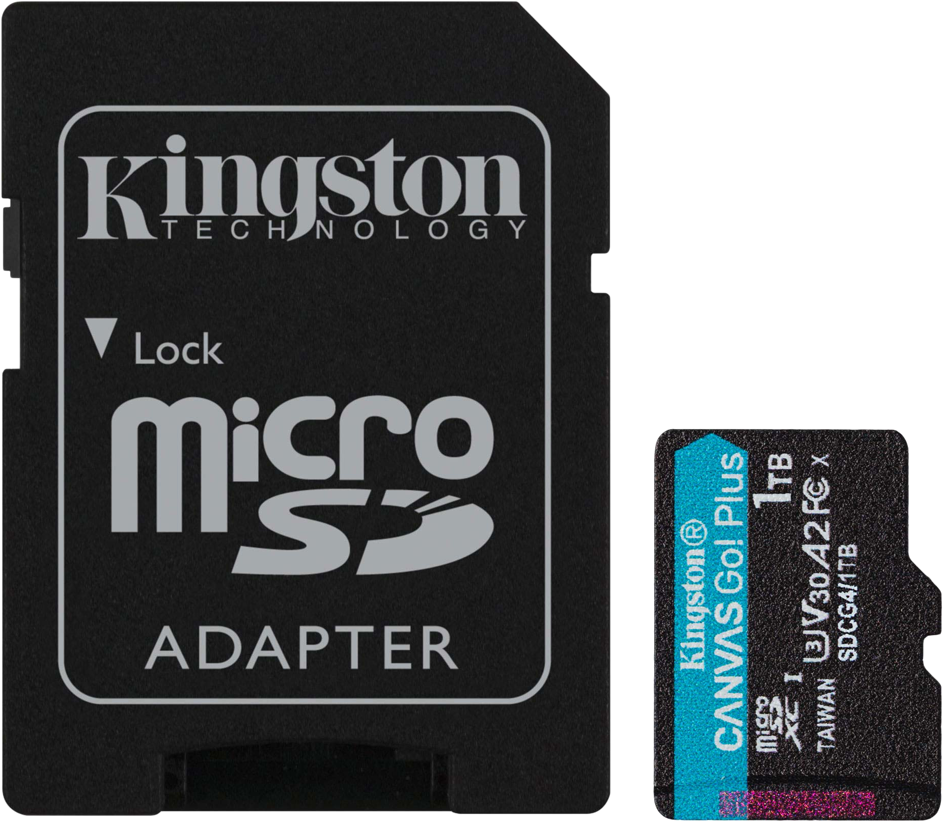 KINGSTON Canvas Go! Plus Gen4 microSDXC memóriakártya + adapter, 1TB, C10, A2, UHS-I (SDCG4/1TB)