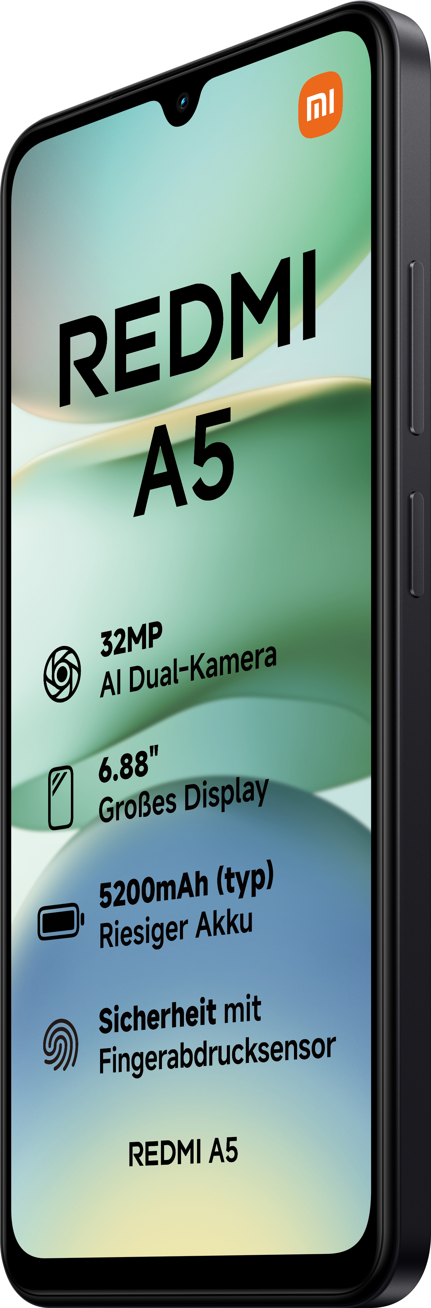 REDMI A5 32MP AIデュアルカメラ 3GB+64GB Redmi A5 Smartphone, 3+64GB, Gold, Super Clear 32MP AI camera