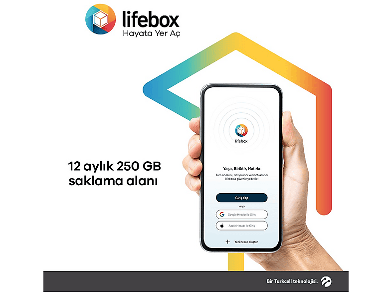 LIFEBOX Online 250 GB Premium 12 Aylık Üyelik