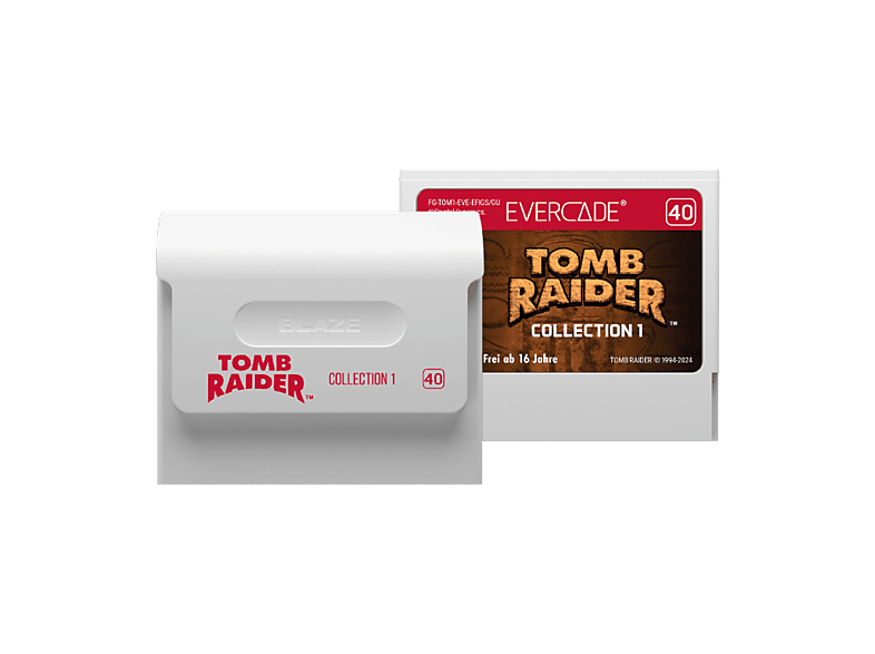 Konsola przenośna EVERCADE EXP-R + Zestaw gier Tomb Raider Collection 1 Czarny – zdjęcie 3