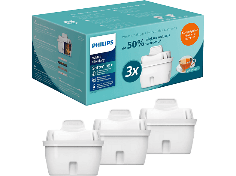 Wkład filtrujący PHILIPS Micro X-Clean Softening+ AWP230P3/58 (3 szt.)