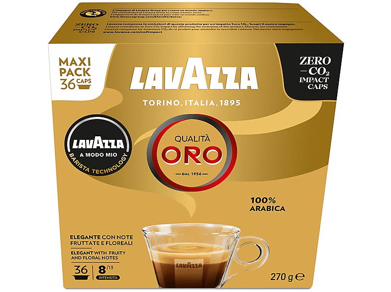 Lavazza Caffè in capsule Qualita' ORO 36 Caps, Lavazza A modo mio, 0,27 kg