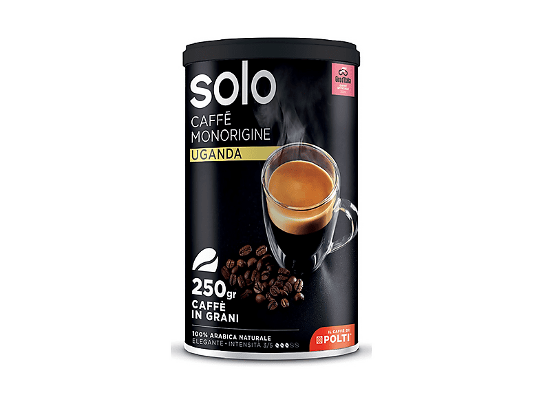Solo Caffè in grani Grani Uganda 250g, 0,25 kg