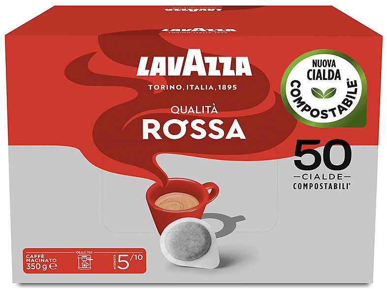 Lavazza Caffè in capsule Qualita' Rossa 50 Cialde, 0,35 kg
