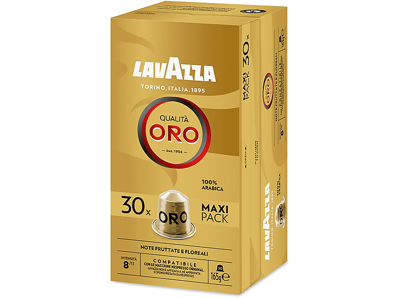Lavazza Caffè in capsule Qualita' ORO 30 Caps Alu, Compatibili Nespresso, 0,165 kg