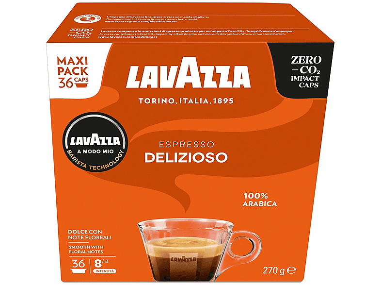 Lavazza Caffè in capsule Delizioso 36Caps, Lavazza A modo mio, 0,12 kg