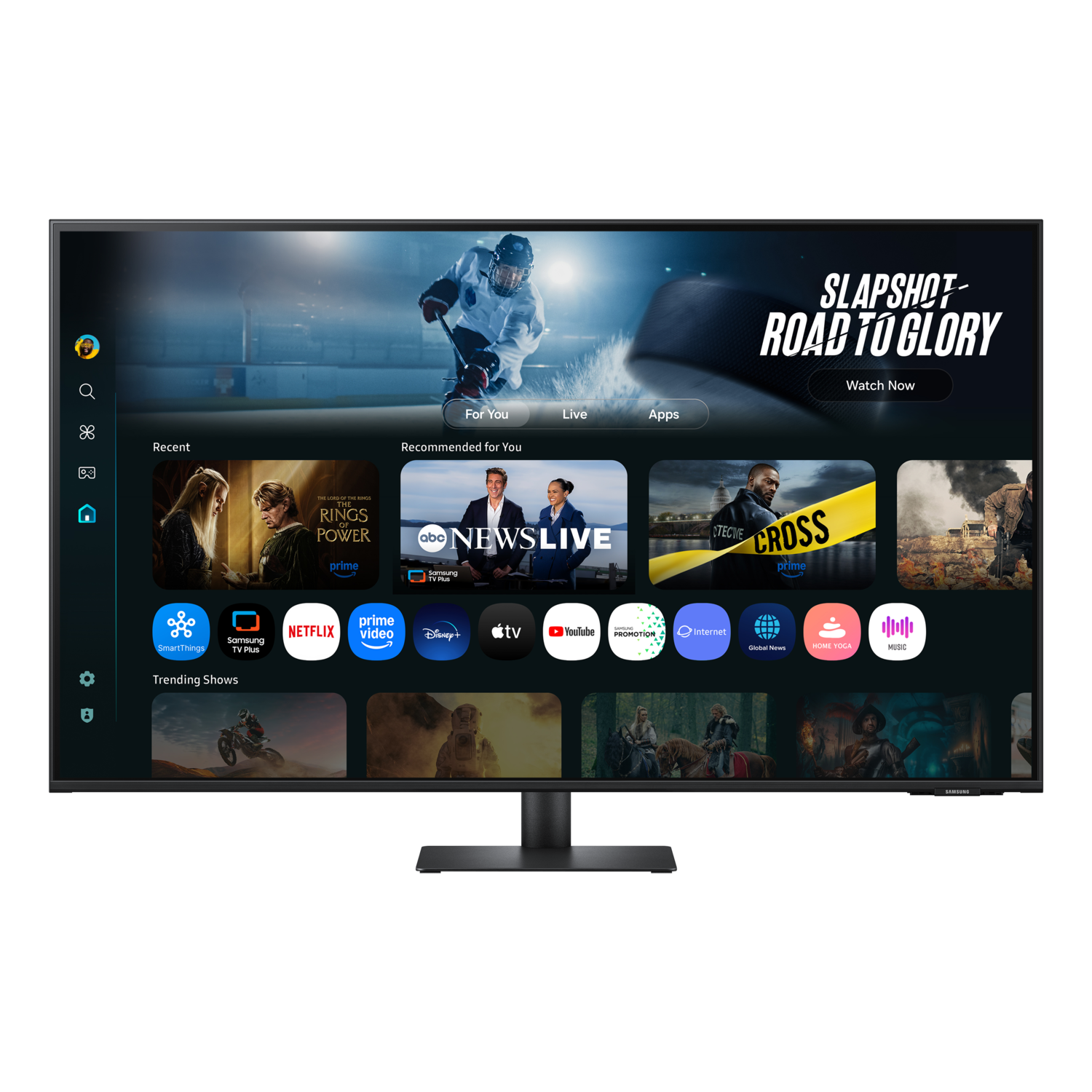 Samsung Smart Monitor M7 Ls43fm702uuxen - 43 Inch 3840 X 2160 (ultra Hd) Va-paneel afbeelding