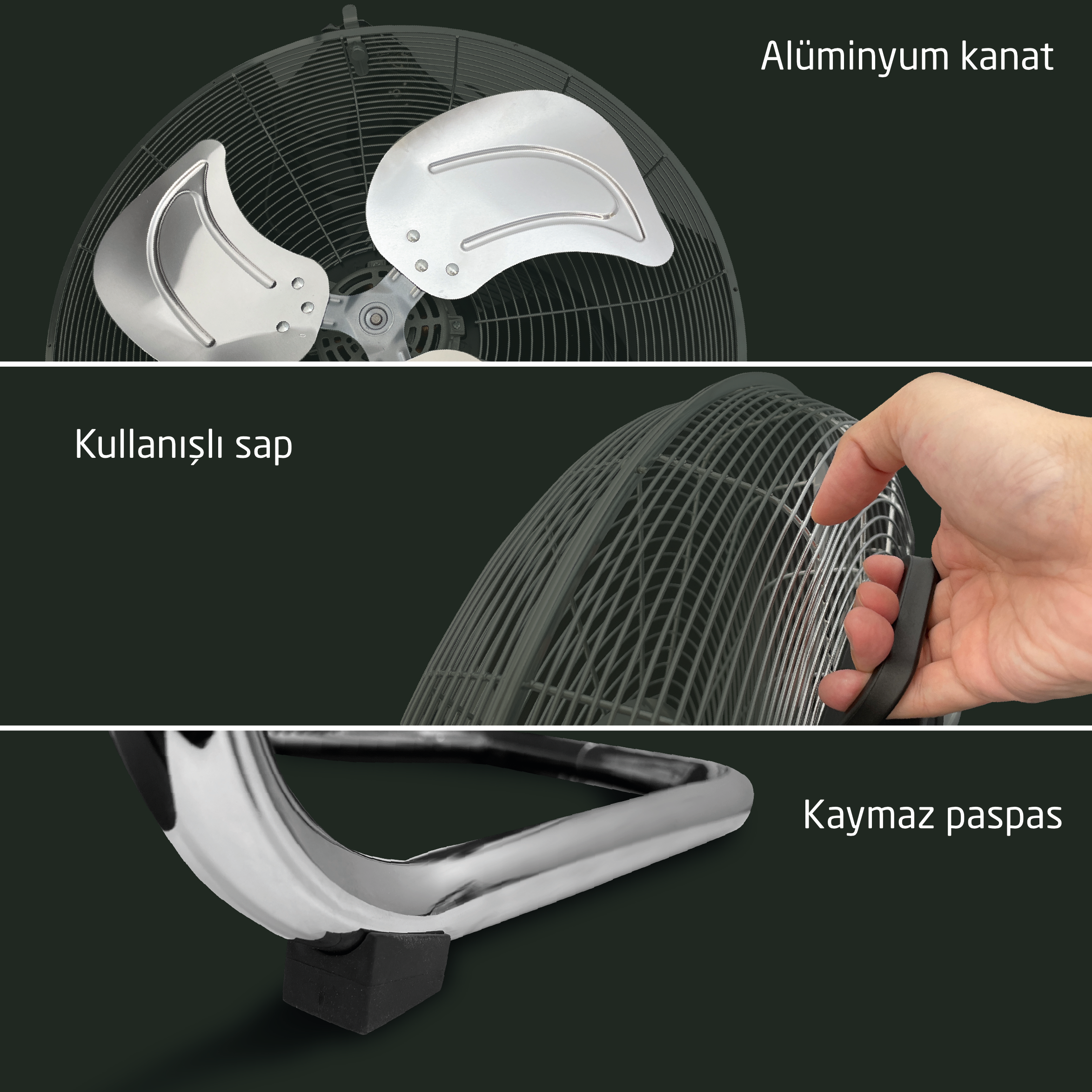 KOENIC KFF 45326/45322 Yer Tipi Vantilatör Fiyat & Özellik