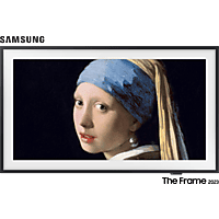 MediaMarkt SAMSUNG 32" The Frame LS03C incl. Teak bezel aanbieding