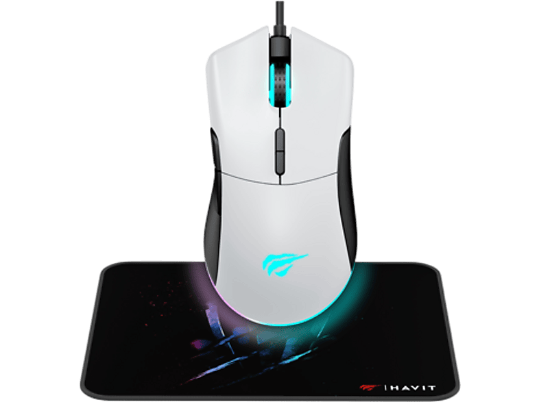 HAVIT MS1037CM Oyuncu Mouse Ve Mouse Pad Beyaz
