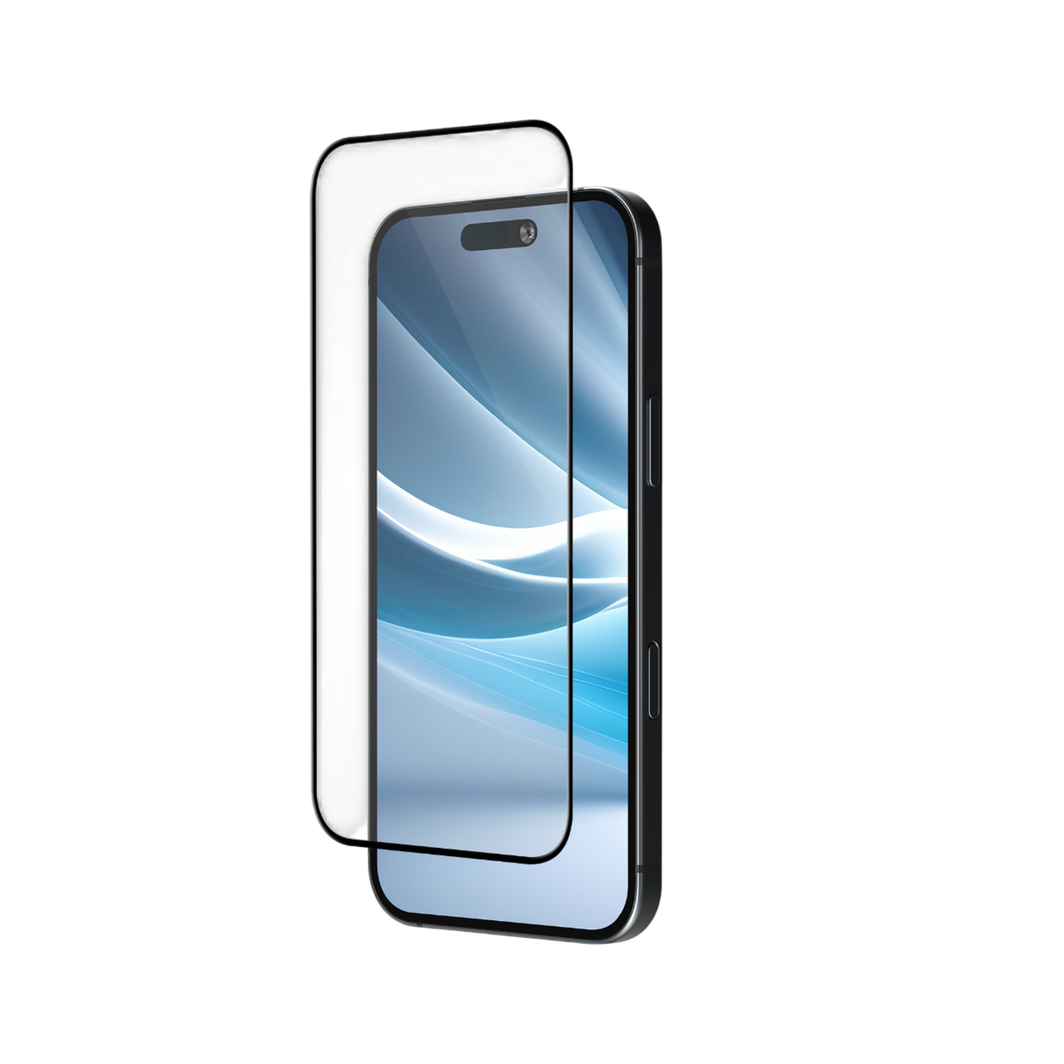 Isy Ipg-5199-1-2.5d Screenprotector Voor Apple Iphone 16 Pro Transparant