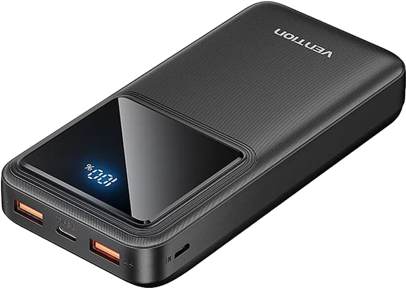 VENTION Powerbank 10000mAh, 22,5W, fekete (FHKB0)