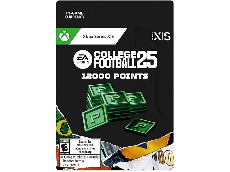 Xbox Series X S EA SPORTS™ College Football 25: 12.000 Points para el juego (*Juego no incluido) (Código de descarga)