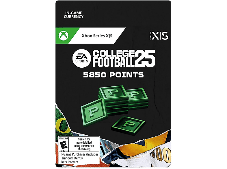 Xbox Series X S EA SPORTS™ College Football 25: 5.850 Points para el juego (*Juego no incluido) (Código de descarga)