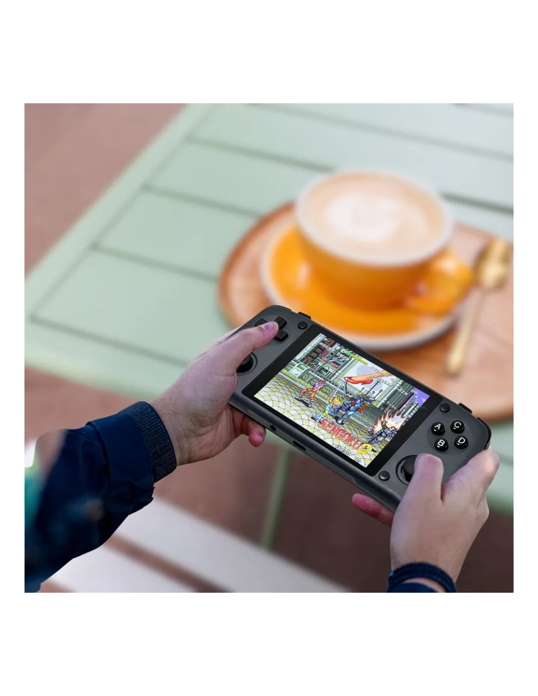 Consola retro portátil | Unico Pocket NeoGeo Black, 4