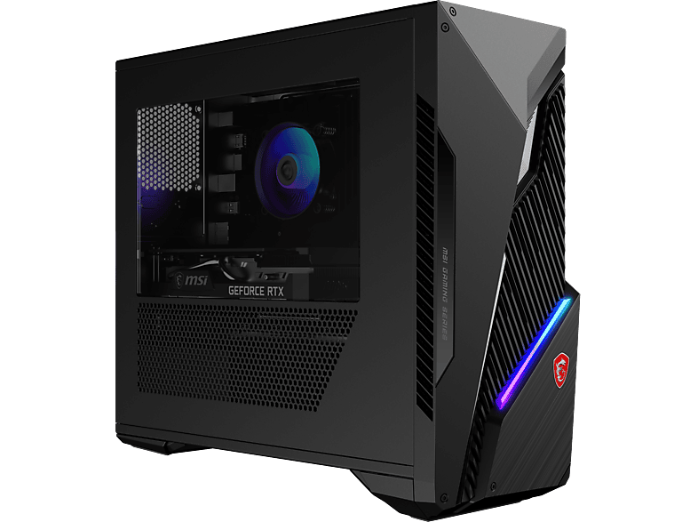 PC gaming - MSI MAG Infinite S3 14NVP5-2800ES, Intel® Core™ i5-14400F, 16GB RAM, 1TB SSD, GeForce RTX™ 5070, Sin sistema operativo, Negro