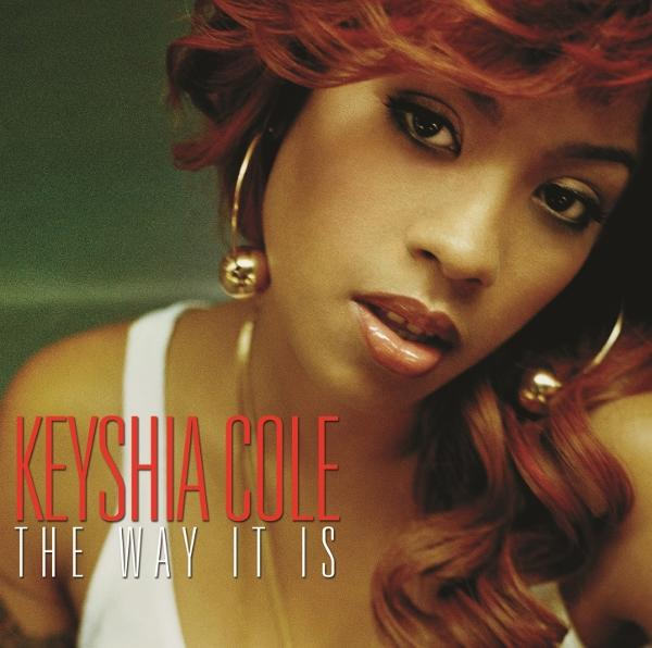 Keyshia Cole Albumcover. Sie schaut in die Kamera, trägt ein weißes Tanktop. Titel und Künstlername sind rot.