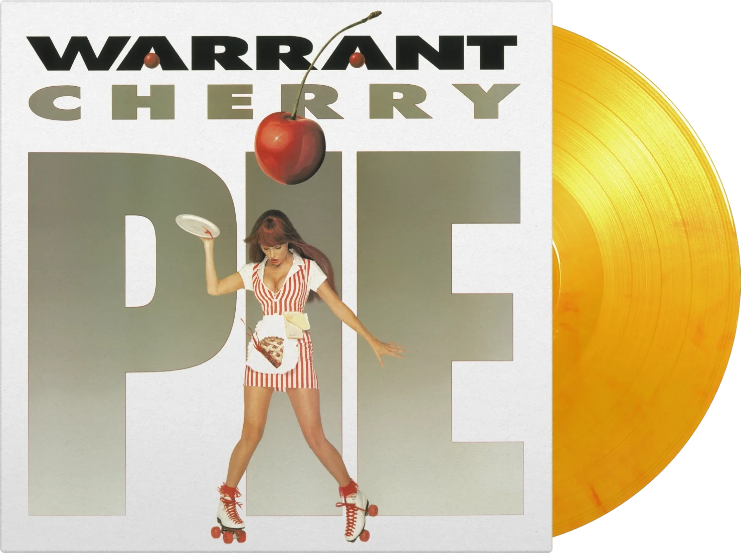 Warrant - Cherry Pie (180 gram, Audiophile Edition) (Limited Yellow Marble Vinyl) (Vinyl LP (nagylemez))