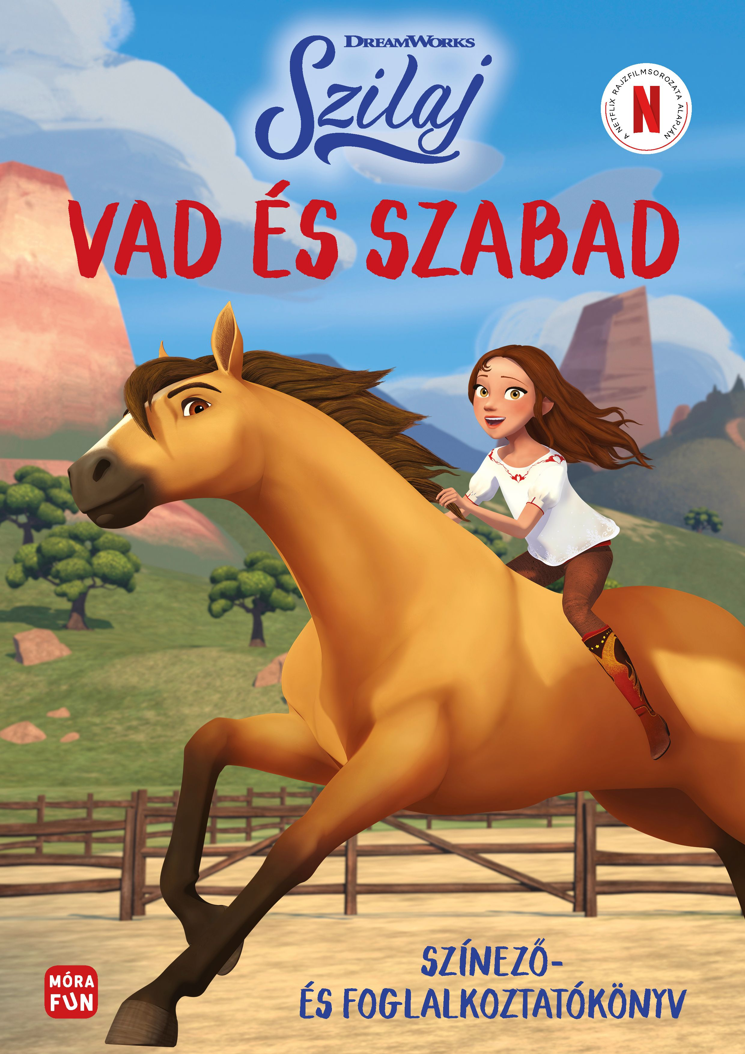 Móra Kiadó - Szilaj Vad és szabad Színező- foglalkoztatókönyv