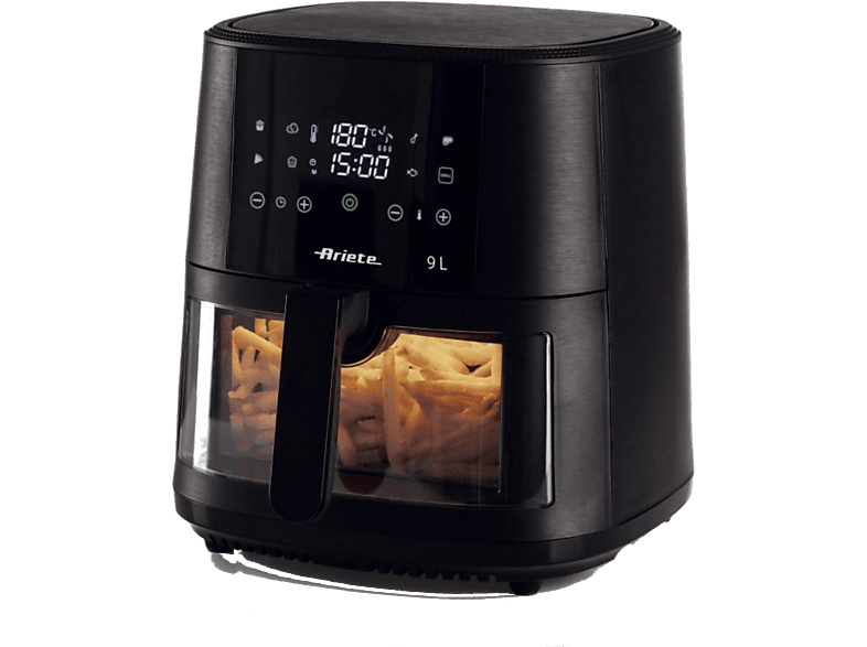 Air Fryer Frytkownica beztłuszczowa ARIETE 4630/00 Czarny 9l z okienkiem do obserwacji postępów gotowania